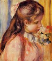 Renoir, Pierre Auguste - Bust of a Young Girl